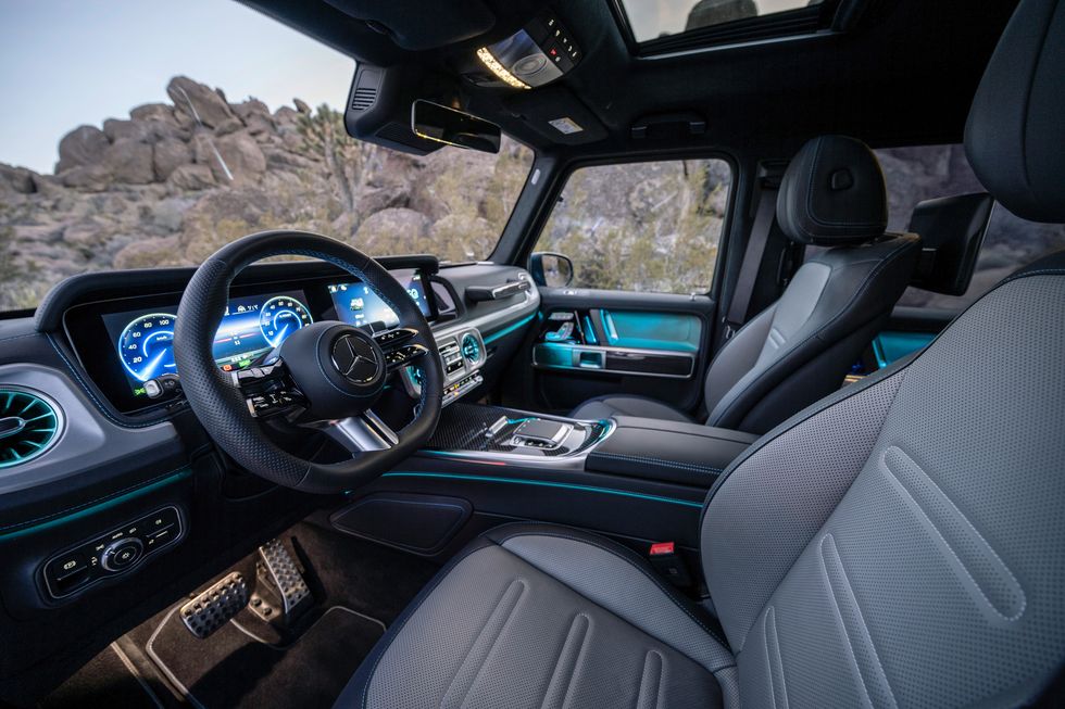 Interior of 2025-mercedes-benz-g580